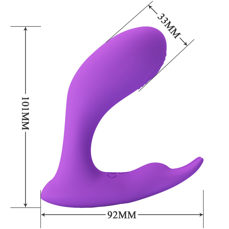 PRETTY LOVE - IDABELLE VIBRATION PULSATION REMOTE CONTROL VIOLET - Image 4