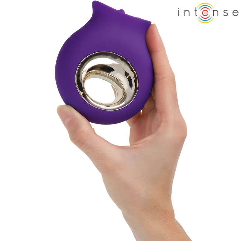 INTENSE - TULI CLITORIS STIMULATOR 9 VIBRATIONS  9 OSCILLATIONS PURPLE - Image 3