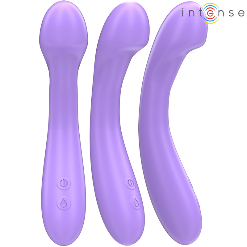 INTENSE - BECKY VIBRATOR 19 CM HEATABLE 7 VIBRATIONS PURPLE - Image 3