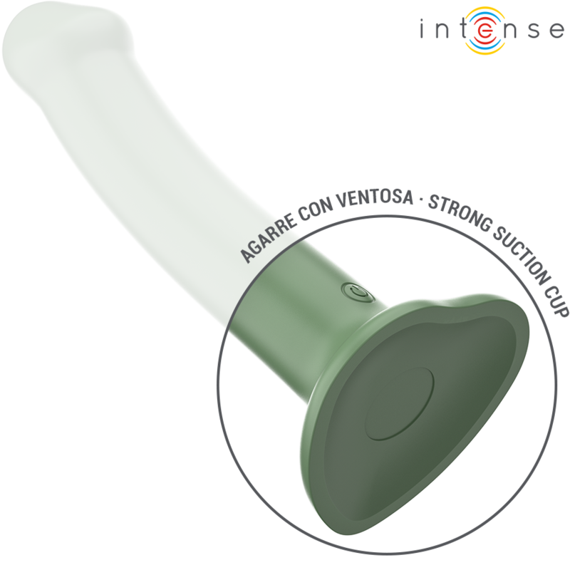 INTENSE - BECCA VIBRATOR WITH SUCTION CUP 10 VIBRATIONS GREEN REMOTE CONTROL - Image 5