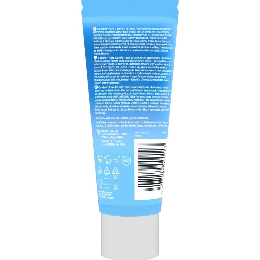 CONTROL - PURE COMFORT INTENSE HYDRATION LUBRICANT 80 ML - Image 2