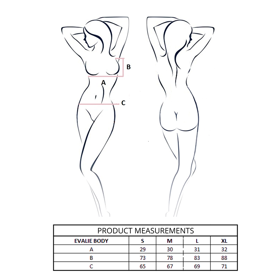 PASSION - EVALIE BODY RED S/M - Image 4