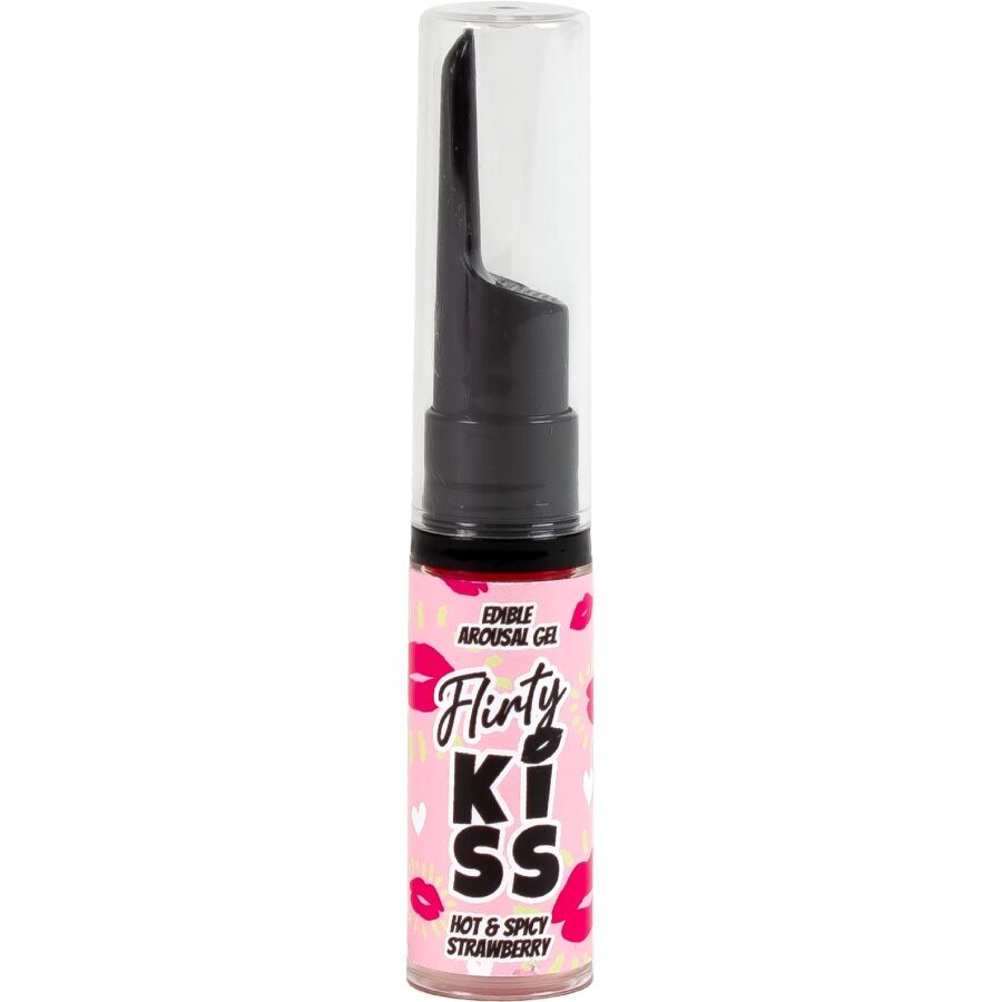 SECRETPLAY - FLIRTY KISS GELS WITH ORAL SEX EFFECTS STRAWBERRY MINT 2 x 8 GR - Image 2