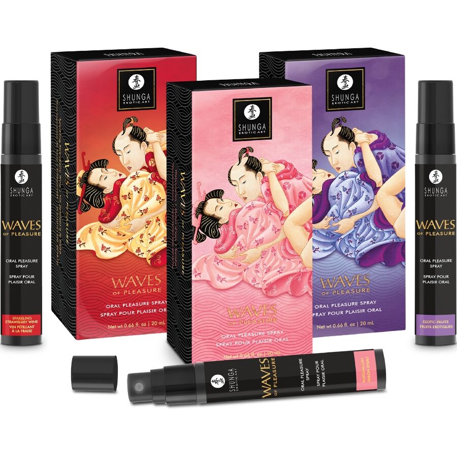 SHUNGA - WAVES PLEASURE SPRAY ORAL SEDUCTIVE STRAWBERRY 20 ML - Image 5