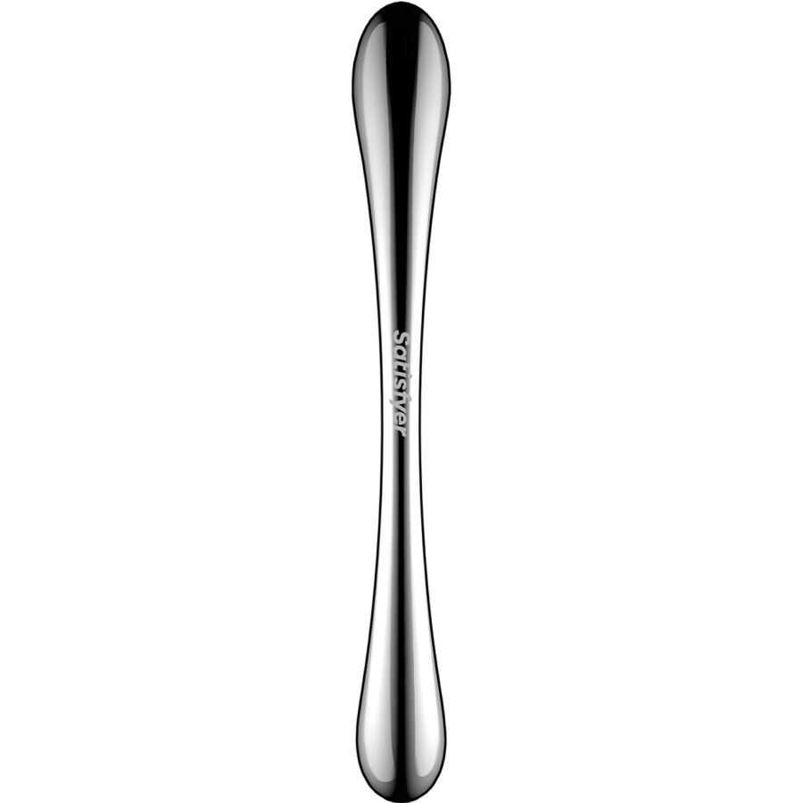 SATISFYER - COSMIC CREST 1 STAINLESS STEEL DOUBLE-ENDED DILDO - Image 4