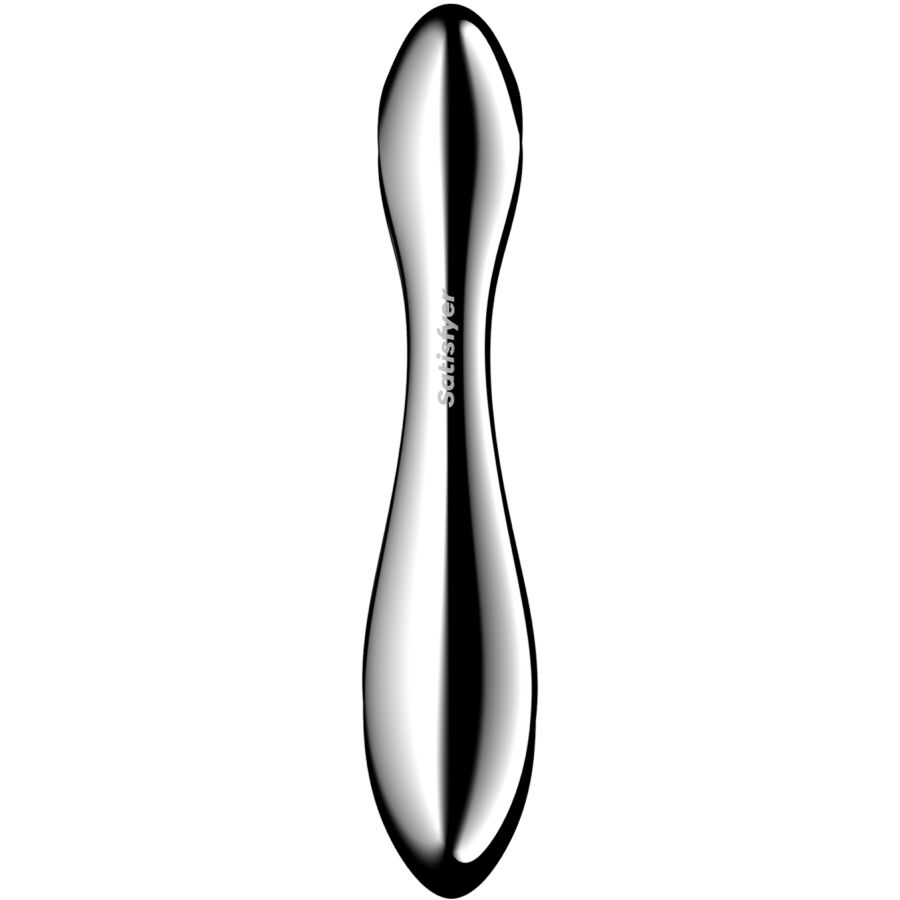 SATISFYER - PURE GRAVITY 2 STAINLESS STEEL DOUBLE-ENDED DILDO - Image 4
