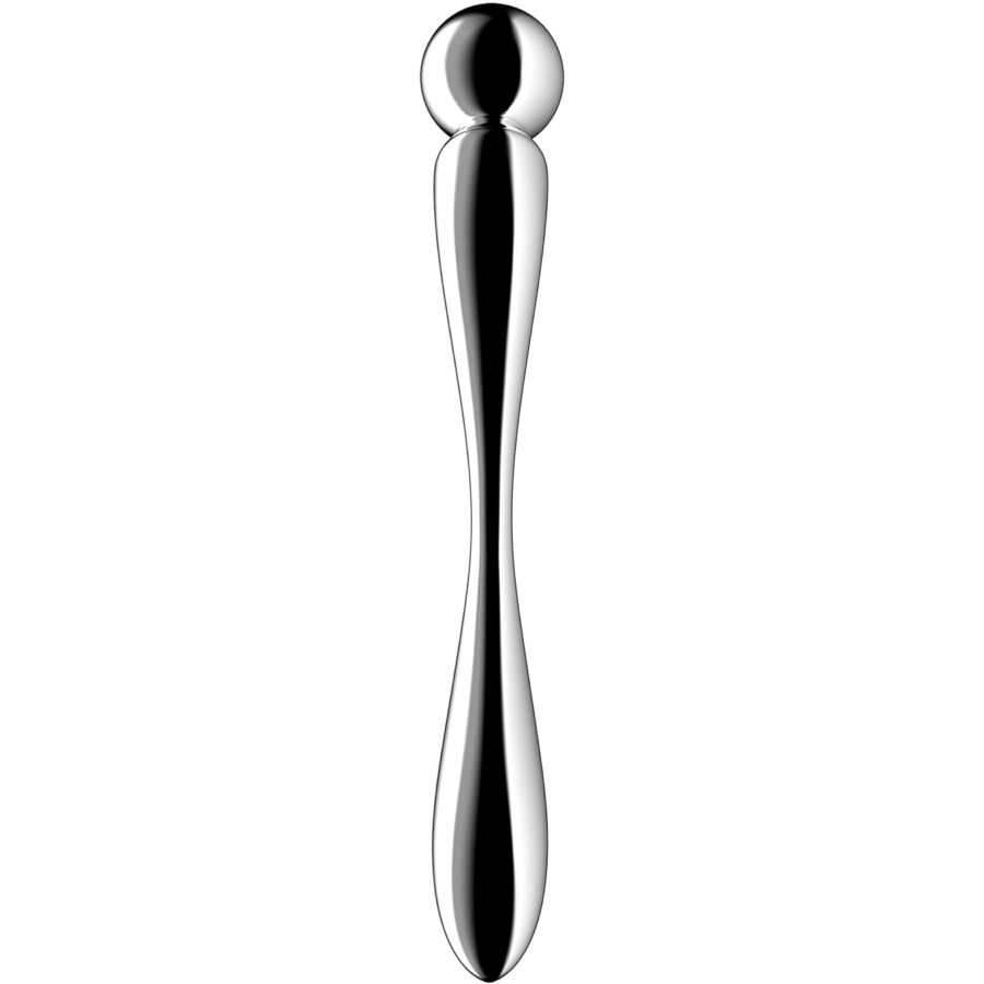 SATISFYER - STAR FORCE 2 STAINLESS STEEL DOUBLE-ENDED DILDO - Image 2