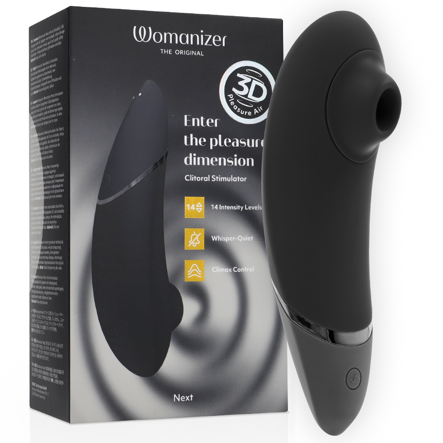 WOMANIZER - NEXT CLITORIAL STIMULATOR BLACK