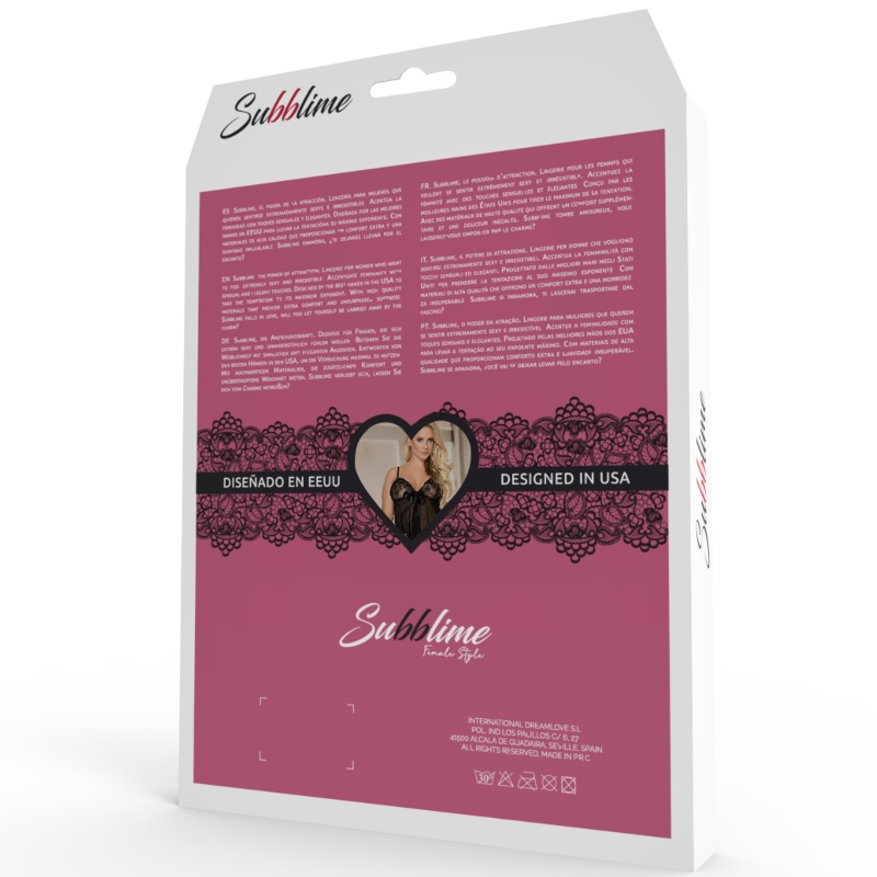 SUBBLIME - FETISH TEDDY CREMALLERA Y MANGA LARGA S/M - Image 5